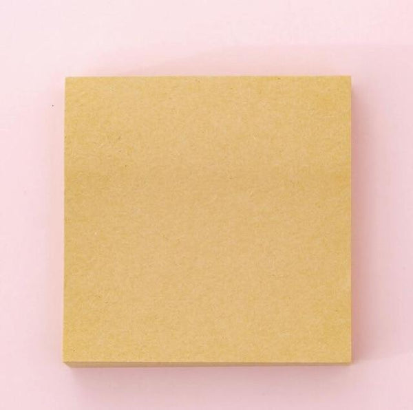Blank Horizontal Grid Memo Pads Simple Scrapbook Sticker School Supplies Post Sticky Notes Office Stationery