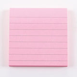 Blank Horizontal Grid Memo Pads Simple Scrapbook Sticker School Supplies Post Sticky Notes Office Stationery
