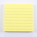 Blank Horizontal Grid Memo Pads Simple Scrapbook Sticker School Supplies Post Sticky Notes Office Stationery