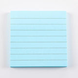 Blank Horizontal Grid Memo Pads Simple Scrapbook Sticker School Supplies Post Sticky Notes Office Stationery