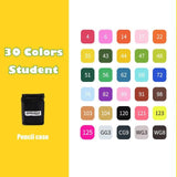36/48/168/204 Colors Double Headed Art Markers Set Artist Sketch Oily Alcohol Based Markers For Manga School Office Art Supplies