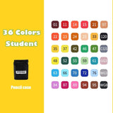 36/48/168/204 Colors Double Headed Art Markers Set Artist Sketch Oily Alcohol Based Markers For Manga School Office Art Supplies
