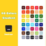 36/48/168/204 Colors Double Headed Art Markers Set Artist Sketch Oily Alcohol Based Markers For Manga School Office Art Supplies