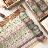 12pcs/set Washi Tape Set Diy Masking Tape Cute Stickers School Suppliers Stationery Gift Presented By Kevin&Sasa Crafts