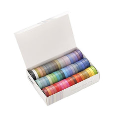 60 Color Multicolor Washi Tape Set 8mm Adhesive Masking Tapes Decoration Lace Stickers for Album Gift FJ937
