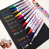 13 Colors White Waterproof Rubber Permanent Paint Marker Pen Car Tyre Tread Environmental Tire Painting Dropshipping