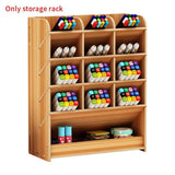 Multi-function Wooden Desktop Pen Holder Office School Storage Case Desk Pen Pencil Organizer