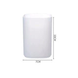 Big Desk Organizer Pen Organizer Storage For Office School Home Supplies Translucent White Pen Storage Holder High Capacity