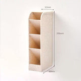 Big Desk Organizer Pen Organizer Storage For Office School Home Supplies Translucent White Pen Storage Holder High Capacity