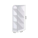 Big Desk Organizer Pen Organizer Storage For Office School Home Supplies Translucent White Pen Storage Holder High Capacity