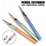 Metal Single-spiral Brush Pick up The Pen The Pencil Extender Art Crayons Extender Pencil Lengthened Fountain Pen Modern Round