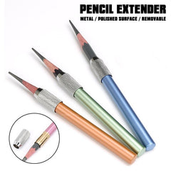Metal Single-spiral Brush Pick up The Pen The Pencil Extender Art Crayons Extender Pencil Lengthened Fountain Pen Modern Round