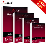 100sheets Glossy 4R 6inch 4x6 Photo Paper Waterproof For Inkjet Printer Paper studio Photographer Photographic Color Coated