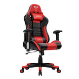 Furgle Gaming Office Chairs 180 Degree Reclining Computer Chair Comfortable Executive Computer Seating Racer Recliner PU Leather
