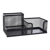 Creative Metal Pen Holder Pencil File Storage Rack 3 Grid Storage Box Desktop Stationery Organizer escritorio Office accessories