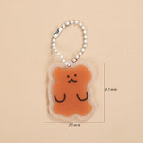 JIANWU Creative Cute Transparent 3 ring Mini Loose-leaf Hand Book Student Portable Notebook ring binder Kawaii School Supplies