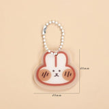 JIANWU Creative Cute Transparent 3 ring Mini Loose-leaf Hand Book Student Portable Notebook ring binder Kawaii School Supplies