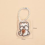 JIANWU Creative Cute Transparent 3 ring Mini Loose-leaf Hand Book Student Portable Notebook ring binder Kawaii School Supplies