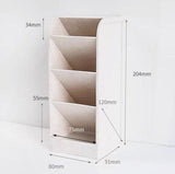 Sharkbang Kawaii Large Capacity Desk Pen Holder Pencil Makeup Storage Box Desktop Organizer Stand Case School Office Stationery