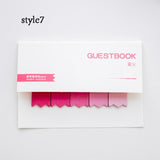 100 Pages  Kawaii Memo Pad Sticky Notes Stationery Sticker Index Posted It Planner Stickers Notepads Office School Supplies