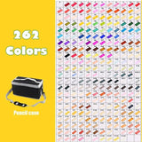 36/48/168/204 Colors Double Headed Art Markers Set Artist Sketch Oily Alcohol Based Markers For Manga School Office Art Supplies