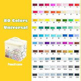 36/48/168/204 Colors Double Headed Art Markers Set Artist Sketch Oily Alcohol Based Markers For Manga School Office Art Supplies