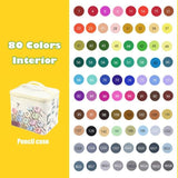 36/48/168/204 Colors Double Headed Art Markers Set Artist Sketch Oily Alcohol Based Markers For Manga School Office Art Supplies