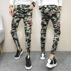 Slim Fit Camouflage Pants [Pre-Order] - Size: W26-33