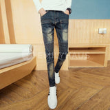 Washed Indigo Skinny Fit Jeans [Pre-Order] - Size: W28-33